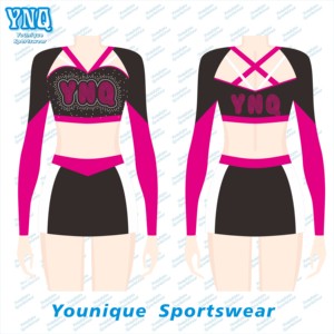 2025 Custom Wholesale Popular Customize Cheerleading Attire <strong>Pink</strong> <strong>Cheer</strong> Uniform Kids Crop Top Set for <strong>Cheer</strong> Team - Product Image 3