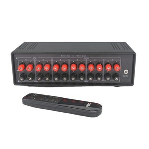 PACKBOX 4 <strong>Input</strong> <strong>2</strong> <strong>Output</strong>/<strong>2</strong> <strong>Input</strong> 4 <strong>Output</strong> Lossless <strong>Audio</strong> Signal Switcher <strong>Switch</strong> Splitter Selector With Remote Control - Product Image 1