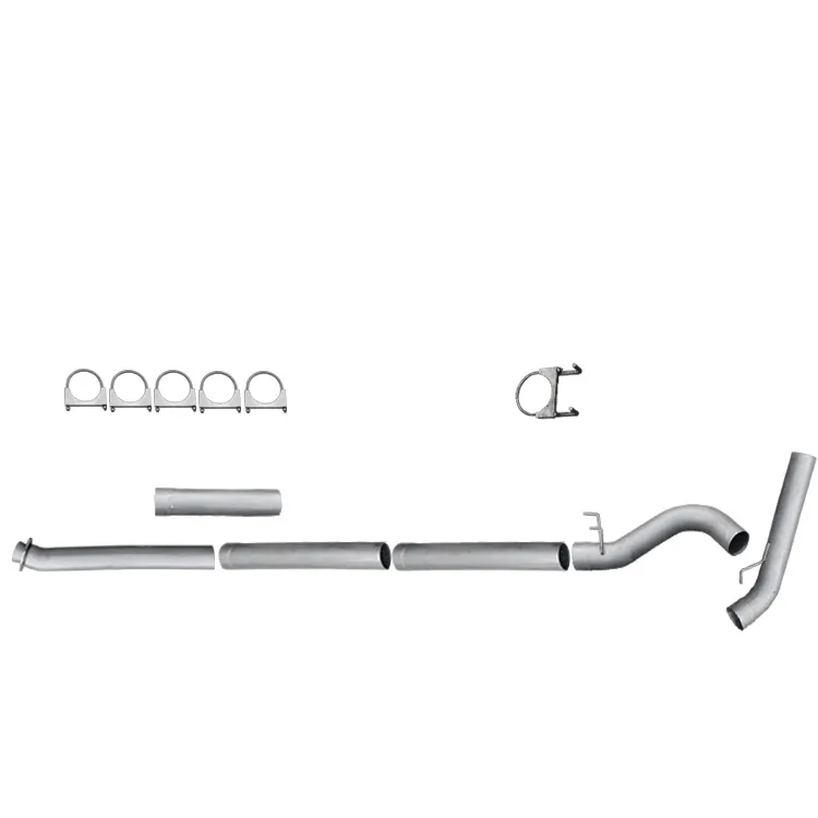 Diesel d'échappement 2011-2015 Ford 6.7L F250-F350 5.0 pouces Descente Dos Course Application