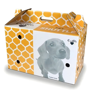 Özelleştirilmiş taşınabilir Pet hediye kutuları kabartmalı kedi ve köpek ulaşım araçları ev kullanımı için karton ambalaj - Product Image 4