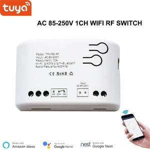Умный Wi-Fi-модуль для домашней автоматизации Tuya 1CH 5V 12V 24V 220V RF 433 реле дистанционного управления работает с Alexa Google Home