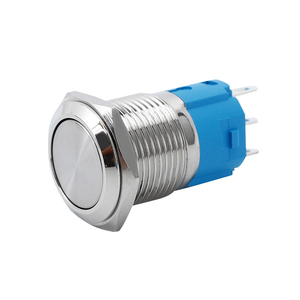 <span class=keywords><strong>16mm</strong></span> alçak gerilim Mini mikro arkadan aydınlatmalı Led mandal açık kapalı Push Button kilitleme anahtarı yuvarlak 3Pin NC - Product Image 1