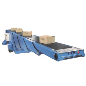 Venta de fábrica Transportador de carga automático Diseño telescópico de acero inoxidable para camiones Contenedores Personalizable - Product Image 1