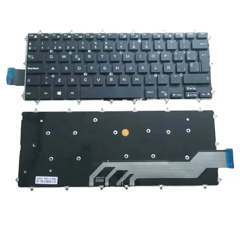 Nuevo teclado del ordenador portátil para Dell Inspiron de 14 7460, 7466, 7467, 7472, 5468 P74G 15-traje de 7579 para Notebook