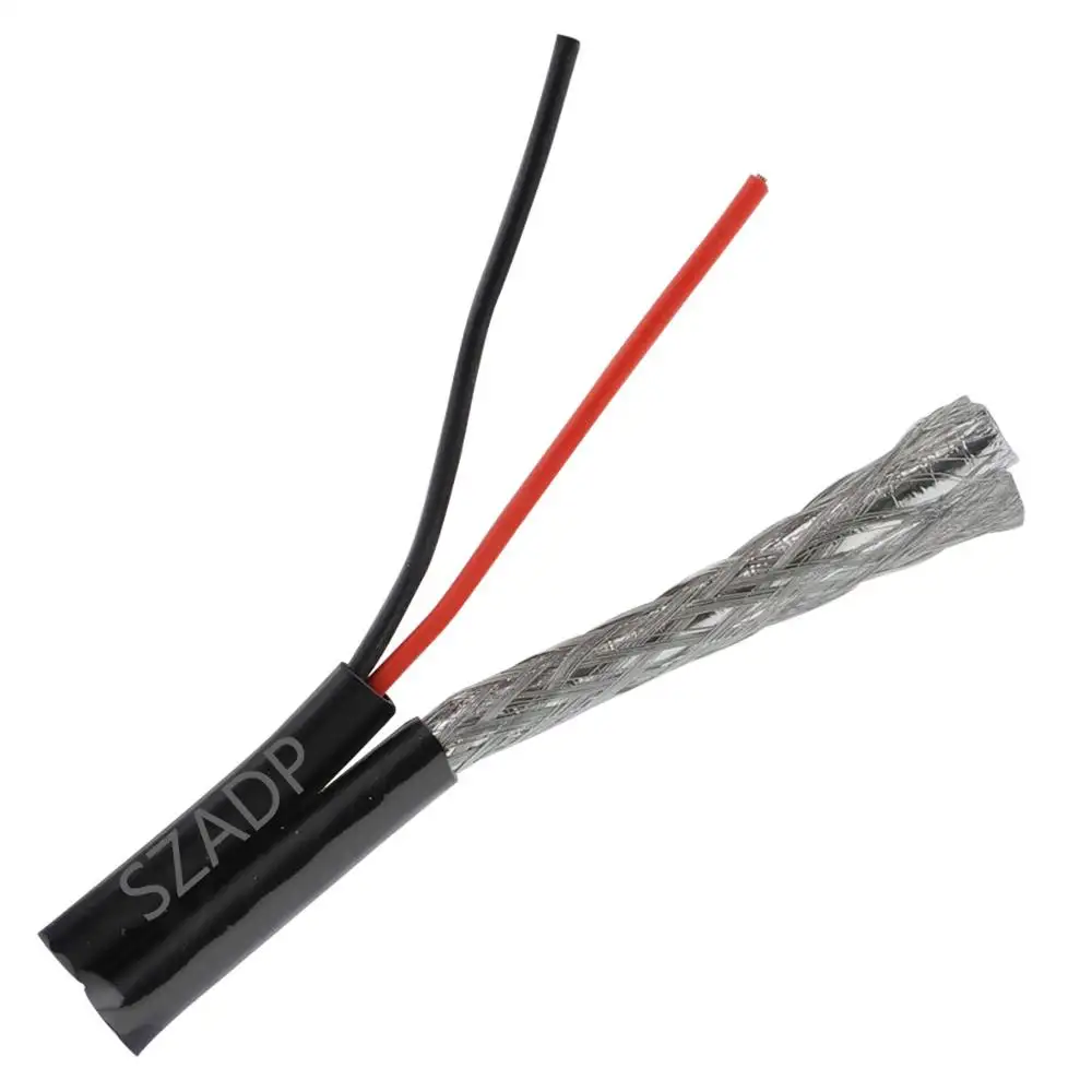 2X0.5mm cable de alimentación serie RG cable coaxial de 75 ohmios RG59 RG58 RG11 RG6