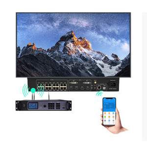 Huidu VP1640 2-в-1 видеопроцессор полноцветный светодиодный дисплей 16-канальный гигабитный сетевой порт управления 10,4 миллионов торговых центров - Product Image 5