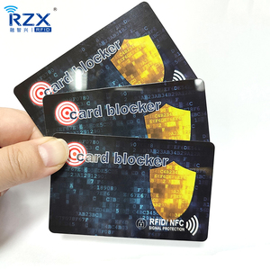 RZX批发安全信用卡保护器防扫描仪设备射频识别阻挡卡 - Product Image 3