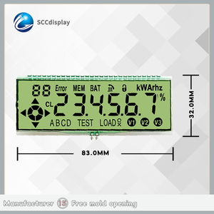 Factory Custom Electric Meter <strong>LCD</strong> <strong>Display</strong> Module Cheap Price SJXDHG001013 HTN Segment <strong>Displays</strong> Screen 7 Monochrome Segment <strong>LCD</strong> - Product Image 3