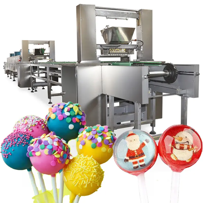 최고 품질 lollipop 생산 라인 lollies 성형 기계 lollies 사탕 기계