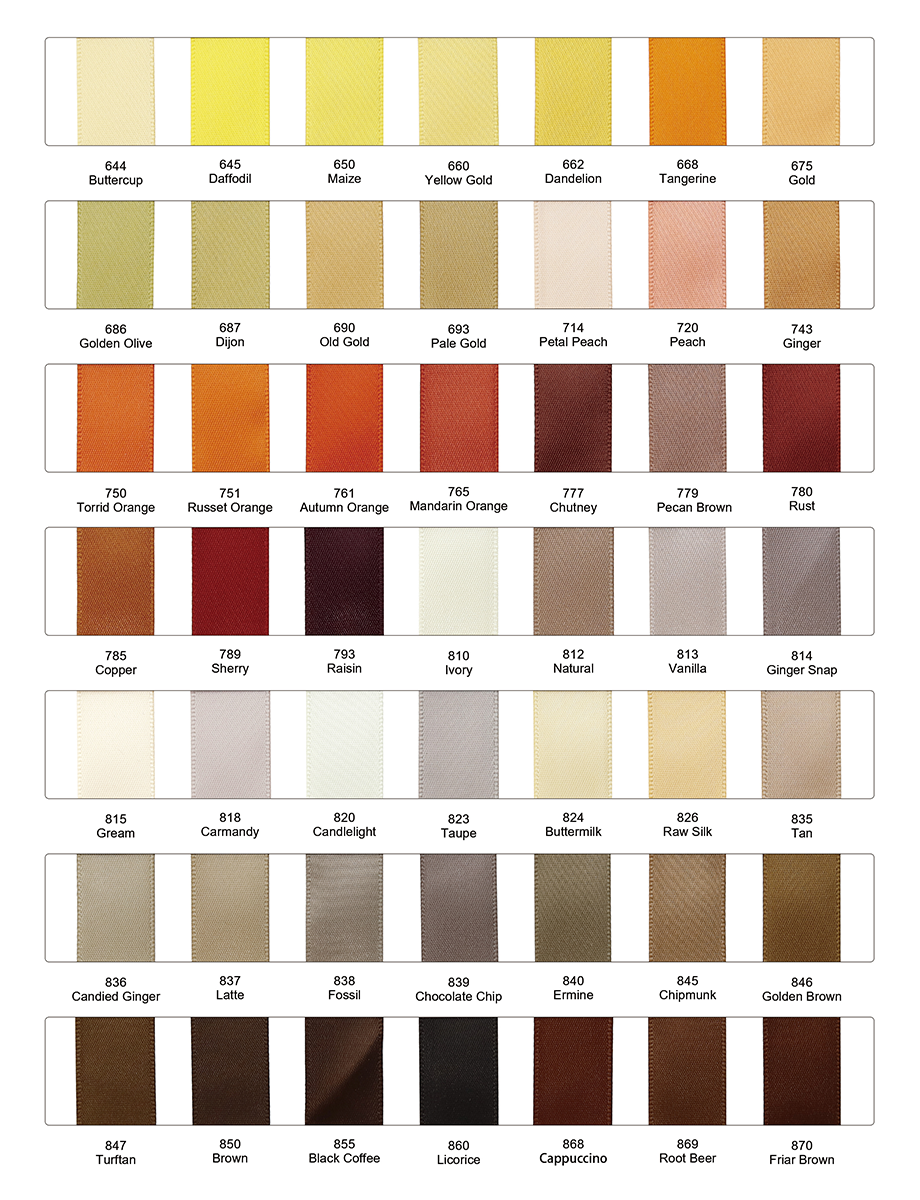 Carte de couleurs 1