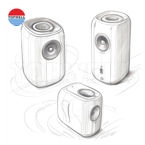 Chuyên gia của nhà sản xuất chất lượng cao trường hợp nhựa cho di động BT Loa Nước Chống Bụi hợp thời trang đồng hồ Airplay Pin - Product Image 1