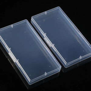 95*63*14mm <strong>Rectangular</strong> Empty Mini Clear Plastic Organizer <strong>Storage</strong> Box <strong>Containers</strong> - Product Image 1