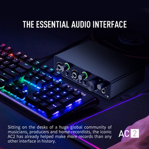 Xlr Microphone 24bit-192khz Audio Interface 2 in 2 Out Computer Recording Live Equipment Singing <strong>USB</strong> External Guitar Sound <strong>Card</strong> - Product Image 3