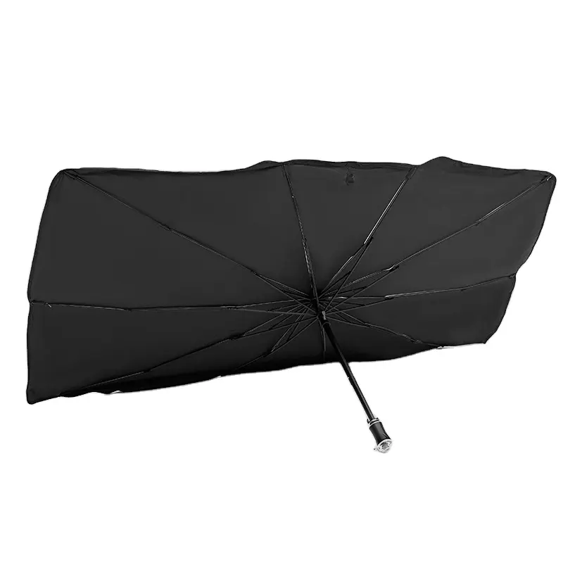 Parasol para parabrisas de coche, sombrilla plegable portátil, personalizada, profesional