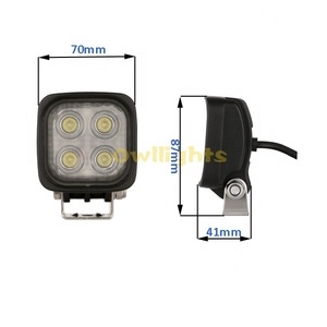 Mini 2 inç 12V süper parlak 16W otomotiv kare LED çalışma ışığı Offroad ışıldak usta LED çalışma ışığı - Product Image 6