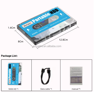 500G HDD Kinhank <strong>Portable</strong> External Hard Drive Disk with <strong>Controllers</strong> Gaming Card for <strong>Computer</strong> Laptop Retro Video Game Console - Product Image 4