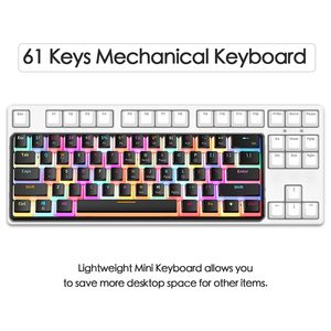 SAMA Customized 61 <strong>Keys</strong> Portable Gaming Mechanical <strong>Keyboards</strong> All <strong>Keys</strong> Anti-Ghosting Sunken ISO <strong>Computer</strong> Wired <strong>Keyboard</strong> - Product Image 4