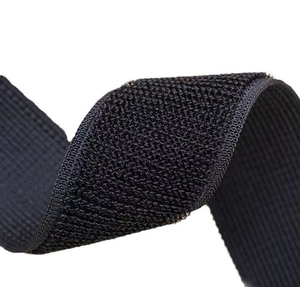 厂家直销毛绒表面弹性钩环带38毫米圈松紧带服装配件 - Product Image 1