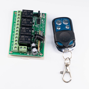 Universale 4 canali Wireless RF telecomando duplicatore 433MHz cancello elettrico Garage porta chiave interruttore - Product Image 2