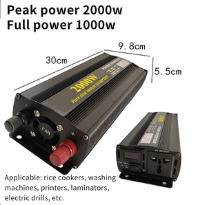 OEM ODM制造全功率逆变器1KW 2KW <span class=keywords><strong>3KW</strong></span> <span class=keywords><strong>DC</strong></span> 12V 24V 48v至交流120V 220v转换器纯正弦波逆变器