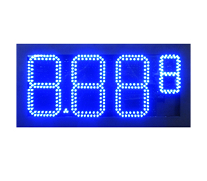 Glare-<strong>LED</strong> 12 Inch 888.8 Red Waterproof Remote Control Digital Gas Price Sign <strong>Led</strong> Display Boards for Gas Station - Product Image 4