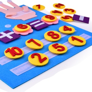 DIY教育幼稚園知的数学算術教材指数カウントフェルト学習玩具 - Product Image 6