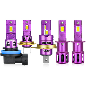 V4 อินไลน์ไร้สายหลอดไฟ led โฟกัส led para รถ h1 h3 h11 h4 h7 led ไฟหน้ารถ hb3 9005 led หลอดไฟไฟหน้า - Product Image 1