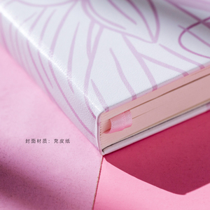 LABON पर्यावरण के अनुकूल पत्रिकाओं कस्टम मुद्रित बिक्री गुलाबी नोटबुक योजनाकार चमड़े डायरी हार्डकवर - Product Image 2