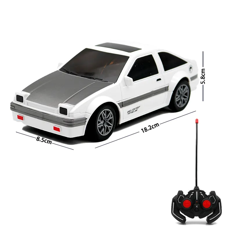 Venda quente Drift Car RC 4 canais escala Drift Racer Controle de rádio de alta velocidade Carro de corrida esportivo brinquedos