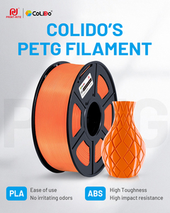 Colido ở nước ngoài kho trực tiếp PETG <span class=keywords><strong>Filament</strong></span> cho máy in <span class=keywords><strong>3D</strong></span> cường độ cao 1.75mm PETG <span class=keywords><strong>Filament</strong></span> số lượng lớn - Product Image 2