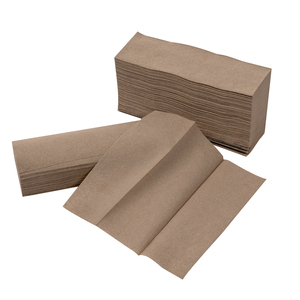 กระดาษคราฟท์หลายพับกระดาษเช็ดมือกระดาษ Z-Fold กระดาษทิชชู่มือรีไซเคิลสำหรับการอบแห้งด้วยมืออย่างมีประสิทธิภาพ - Product Image 3