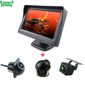 Navegación delantera y trasera Cámara de grabación dual de 4,3 pulgadas 2 Din auto audio carplay interfaz Monitor Bus 2 Monitor de entrada de vídeo - Product Image 3