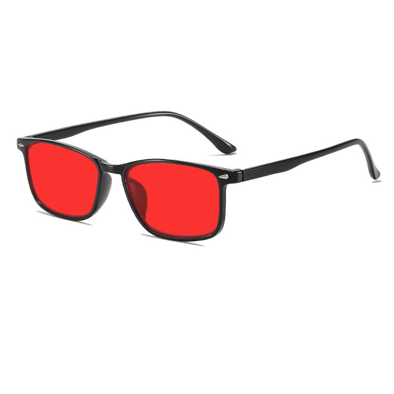 Negro brillante-ROJO