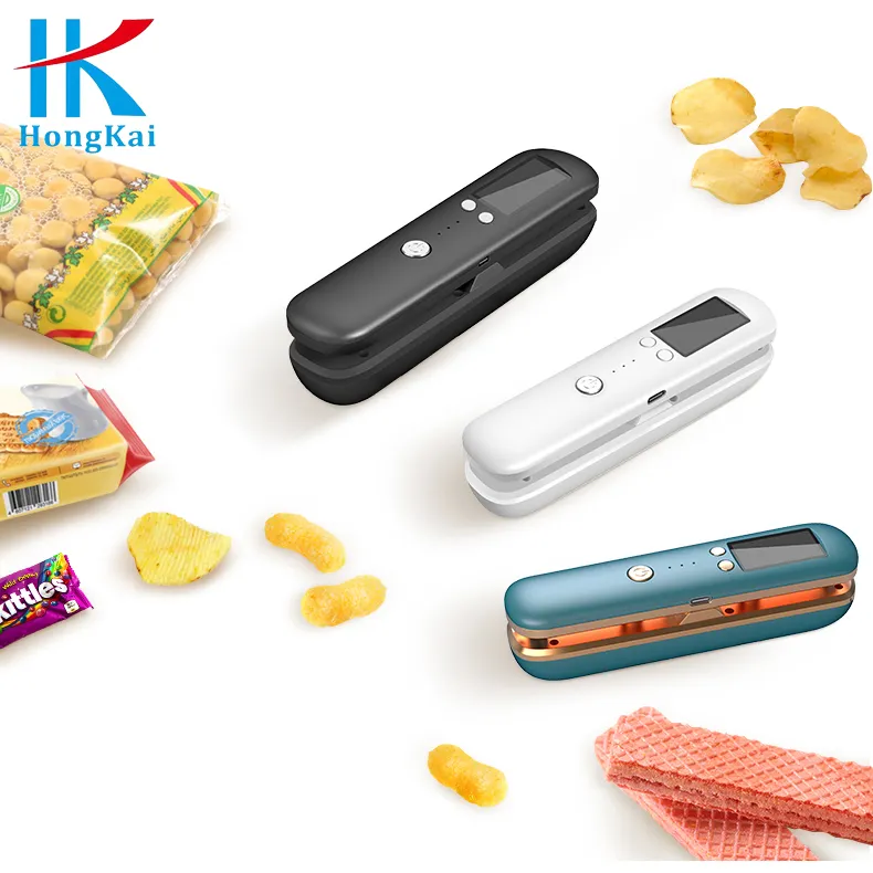 New Kitchen Home Electric Scale Hot Manual Rechargeable Cutter Portable Handheld heat Plastic bag Mini Bag Sealer