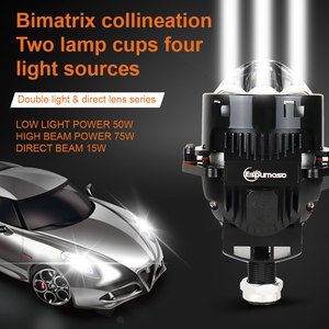 K202 3 inç led sis işık H11 HB3 9005 lens ile 3 inç led projektör lens far evrensel araba için - Product Image 5