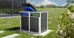 Cubos de basura de servicio pesado para hogares y oficinas Cubos de basura fáciles de mover de gran capacidad Ideal para trabajos de jardinería y espacios públicos - Product Image 6