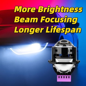 Hot <strong>Sale</strong> YB03-1 Bi <strong>LED</strong> Projector Headlight Lens Automotive Bi-<strong>Led</strong> Projector <strong>3</strong> Inch <strong>LED</strong> Projector Lens for BMW Golf - Product Image 3
