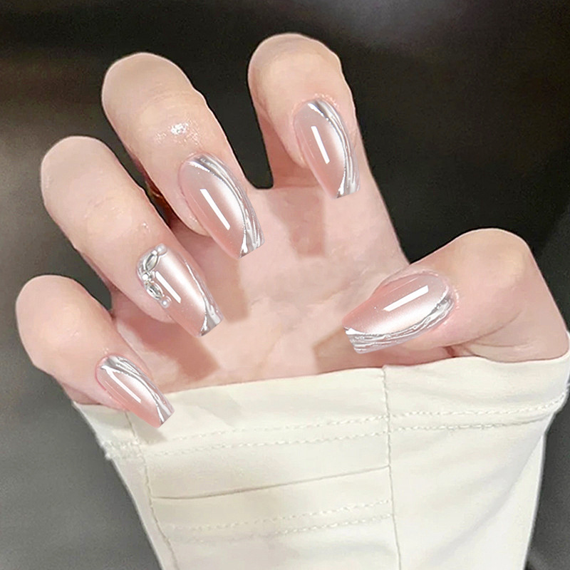 Z347 - pink boucl with sparkling rhinestones