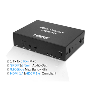 4K60 RJ45 a HDMI convertidor HDMI a Ethernet UTP extensor 1080P Cámara IP transmisor receptor Kit Lan convertidor Cat5 Cat6 Tx Rx - Product Image 2