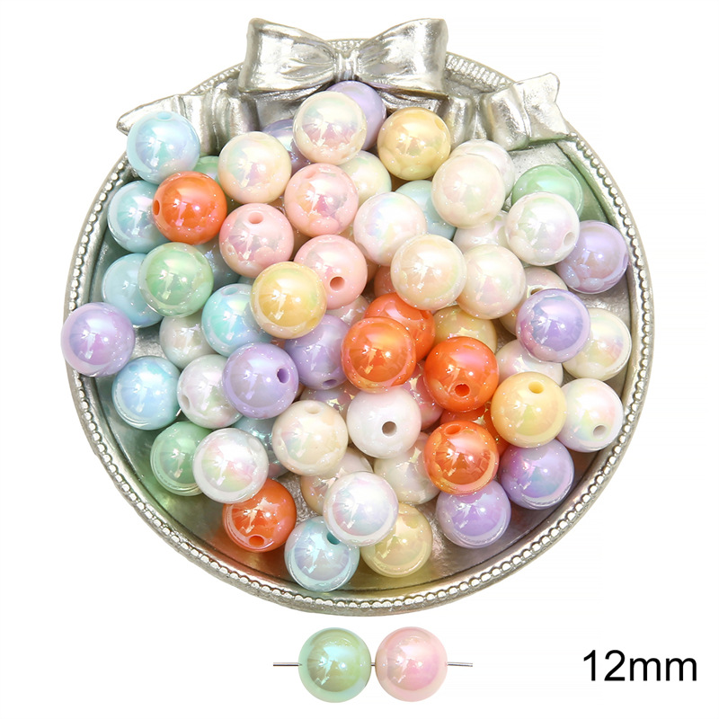 02 perles rondes 12mm 20 pièces/paquet