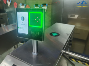 HFSecurity FR05P Plug-Play 5 Zoll WLAN Android biometrisches Gesicht Palme Aderkarte Zeit Anwesenheit Zutrittskontrolle Lösung