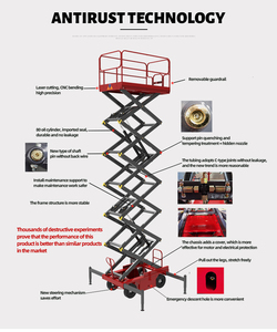 The Safety Portable Aerial Work <strong>Platform</strong> Has a <strong>Load</strong> Capacity of 500KG-3000KG and Is Exported From the Original Factory in China - Product Image 5
