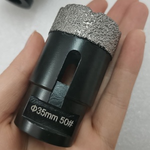 Drills-King M14 6mm-120mm Diamond <strong>Core</strong> Drill Bit Vacuum Brazed Tile Dry Hole Saw <strong>Cutter</strong> for Marble and <strong>Concrete</strong>