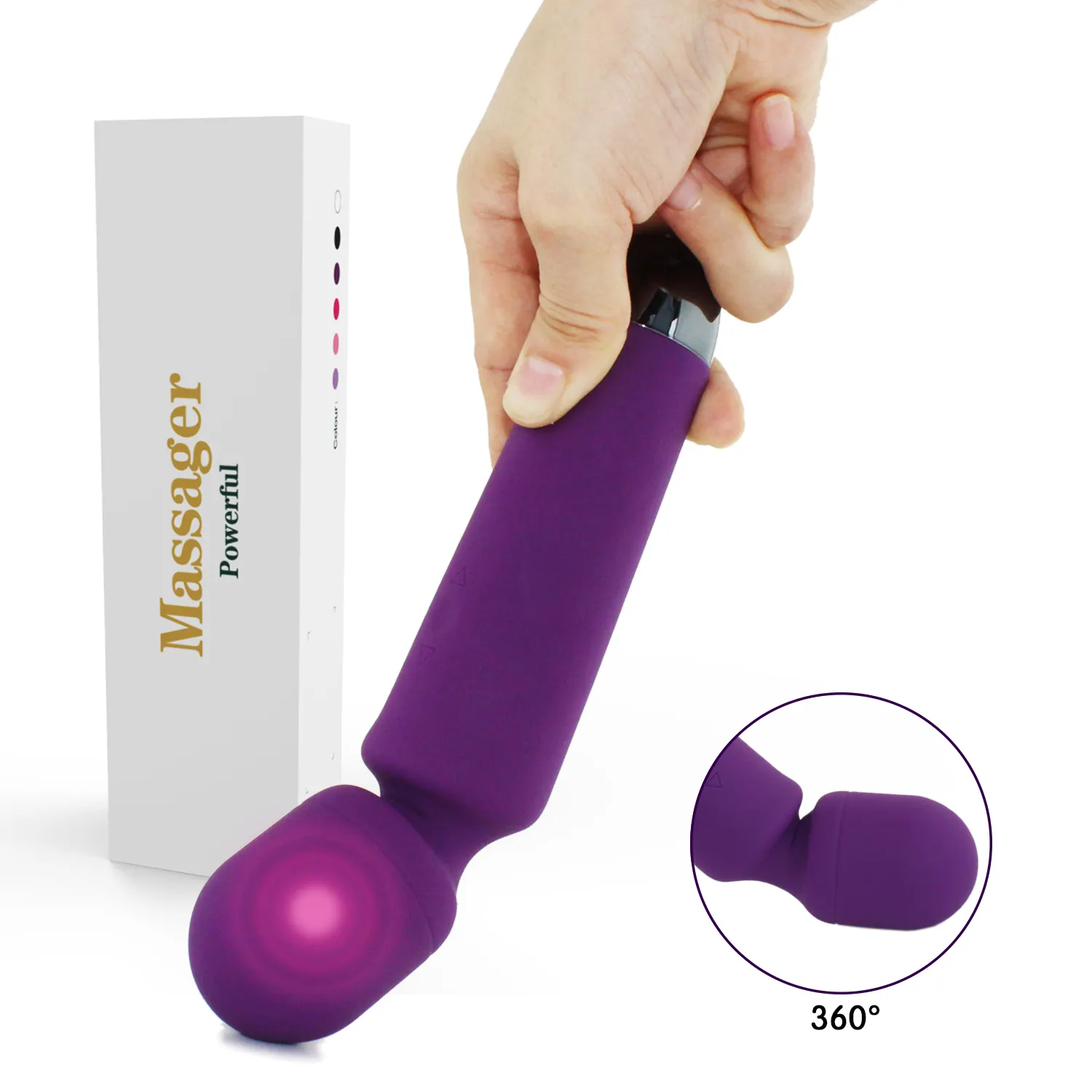 Adult Products Men Dildo Toys ABS Material Wand Massager Attachment Power Stimulate Vagina Exercise Sex Hot AV Vibrator