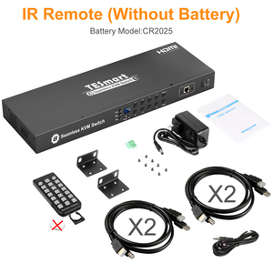 TESMartOEMODM高品質入力8出力1 HDMI KVMスイッチ (オフィス用) PIPEDIDホットプラグ4K @ 30HzKVMスイッチ - Product Image 5
