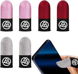 Sarung jari Gaming Pro Logo kustom: 0.3mm serat perak, sarung tangan penutup jempol ultra-tipis, antikeringat & berpori untuk PUBG - Product Image 5