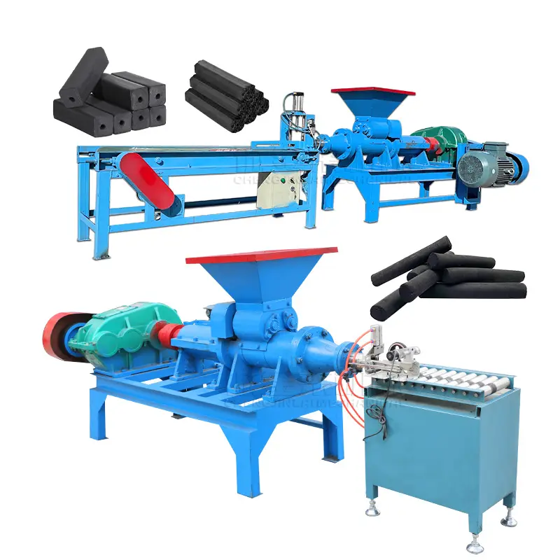 Hot-selling Pulverized Coal Briquetting Machine Compressed Coal Production Line Wood Round Rod Making Machine