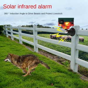 Solar Wifi Anti-Diefstal Infrarood Menselijk Lichaam Inductie Alarm Licht Geluid 120db Hoorn Buiten Bewegingssensor 5-8M Detectie Flitslamp - Product Image 1