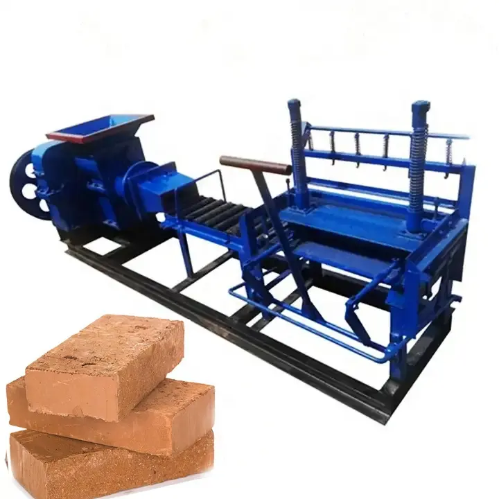 Ligne de production de petites briques d'argile de cendres volantes faisant la ligne de production de briques de prix de machine