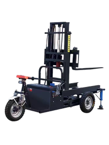 Altezza di sollevamento 1.7M capacità di carico 1 tonnellate autocarri per la movimentazione dei materiali piccoli carrelli elevatori elettrici a tre ruote - Product Image 6